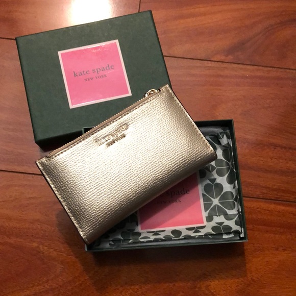 kate spade sylvia slim bifold wallet